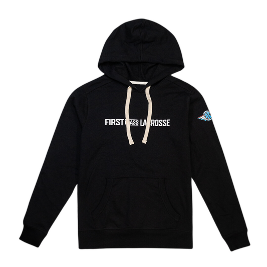 FCL Black Drawstring Hoodie